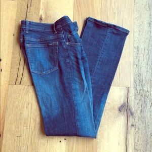 Faconnable boot cut stone washed jeans